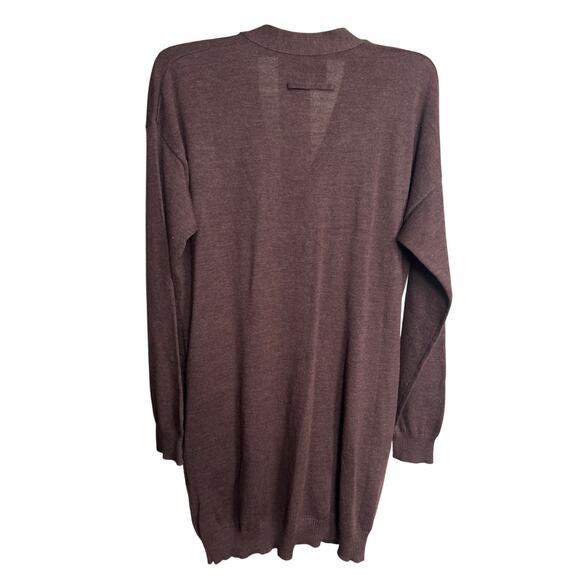 Vintage Jean Paul Gaultier Marine Femme Small Brown Cardigan Tattoo Art Cotton - Picture 2 of 6